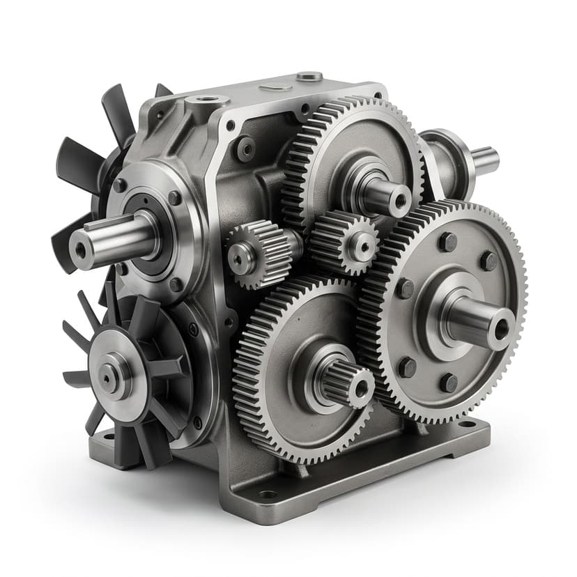 H-Series helical gearbox - rugged transmission drive