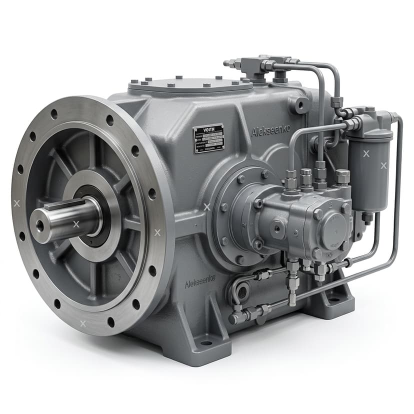 B-Series bevel helical gearbox - rigid housing