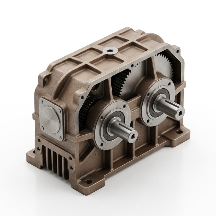 Automation gearbox retrofit - universal mount