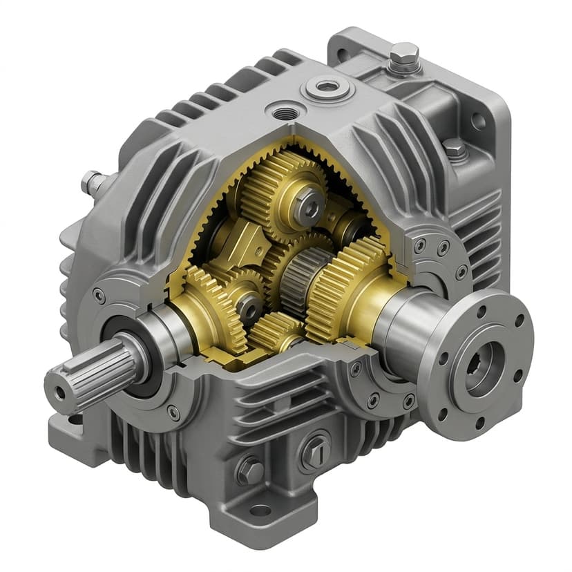 Welding robot gearbox cells - welding cell axis